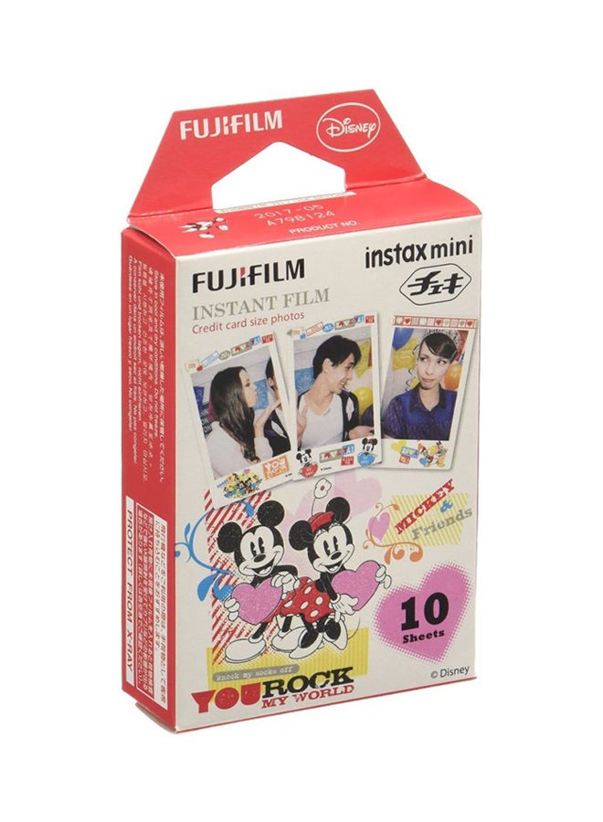 Instax Mini Film Disney MICKEY & Friends For Instax Mini 7 7s 8 25 50 Black