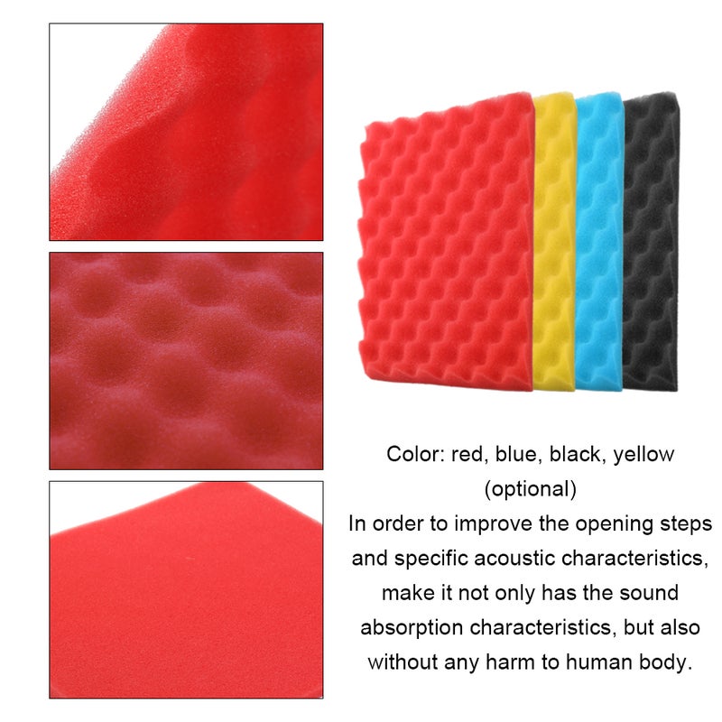 Soundproof Wedge Foam Insulation Sponge E713Y Yellow