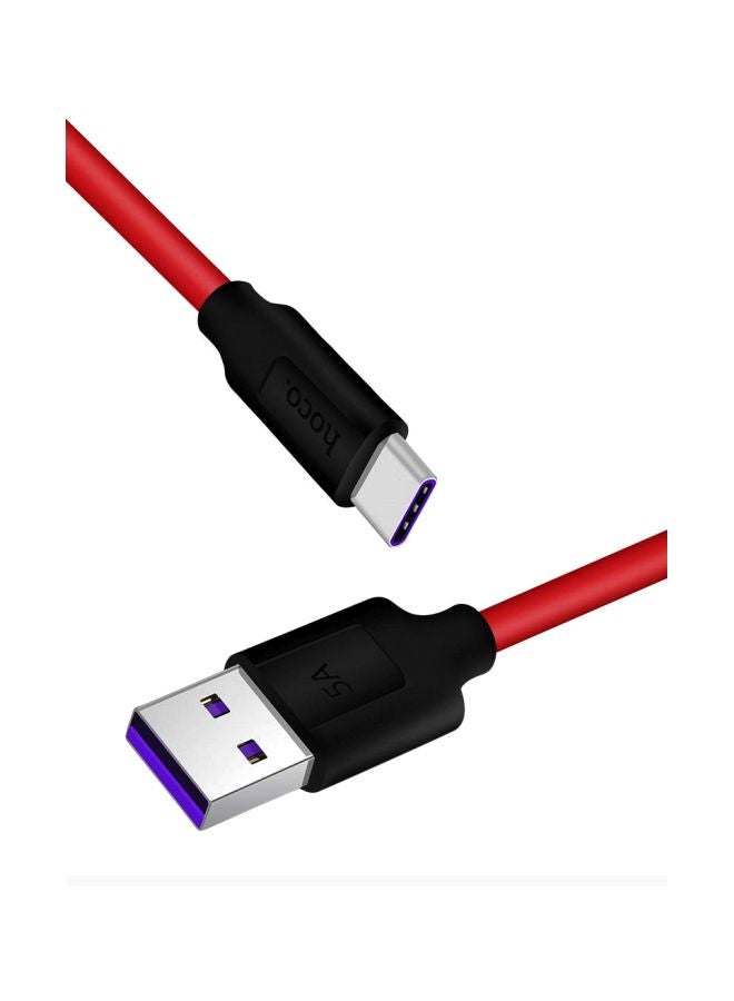 USB Charging Cable Red/Black