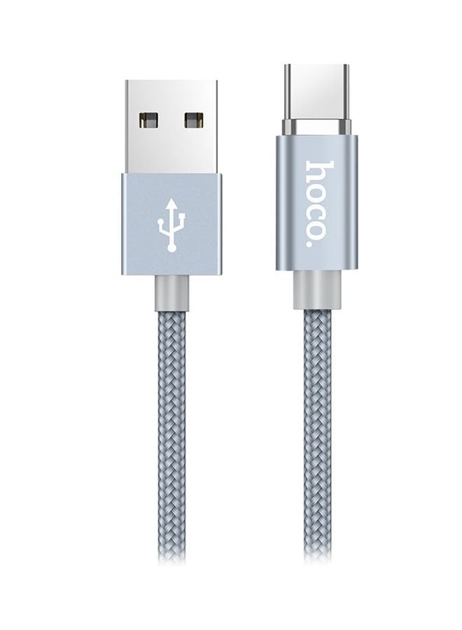 Magnetic Adsorption Type-C Charging Cable Grey