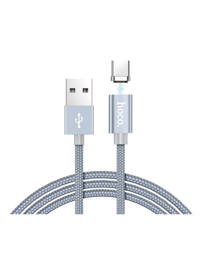 Magnetic Adsorption Type-C Charging Cable Grey