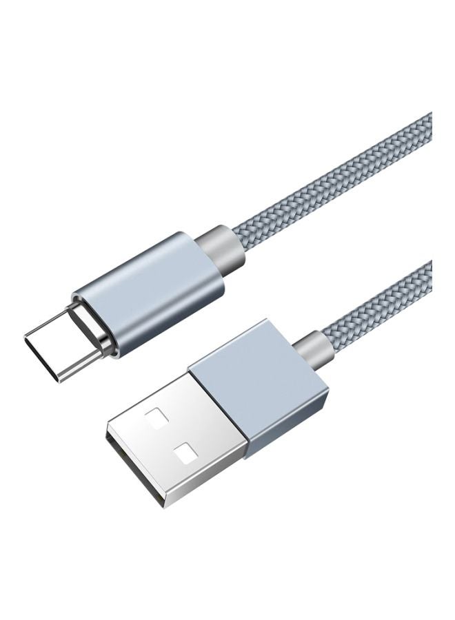 Magnetic Adsorption Type-C Charging Cable Grey