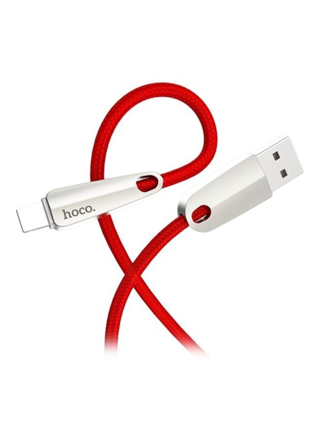 Space Shuttle Data Sync Charging Cable Red/White