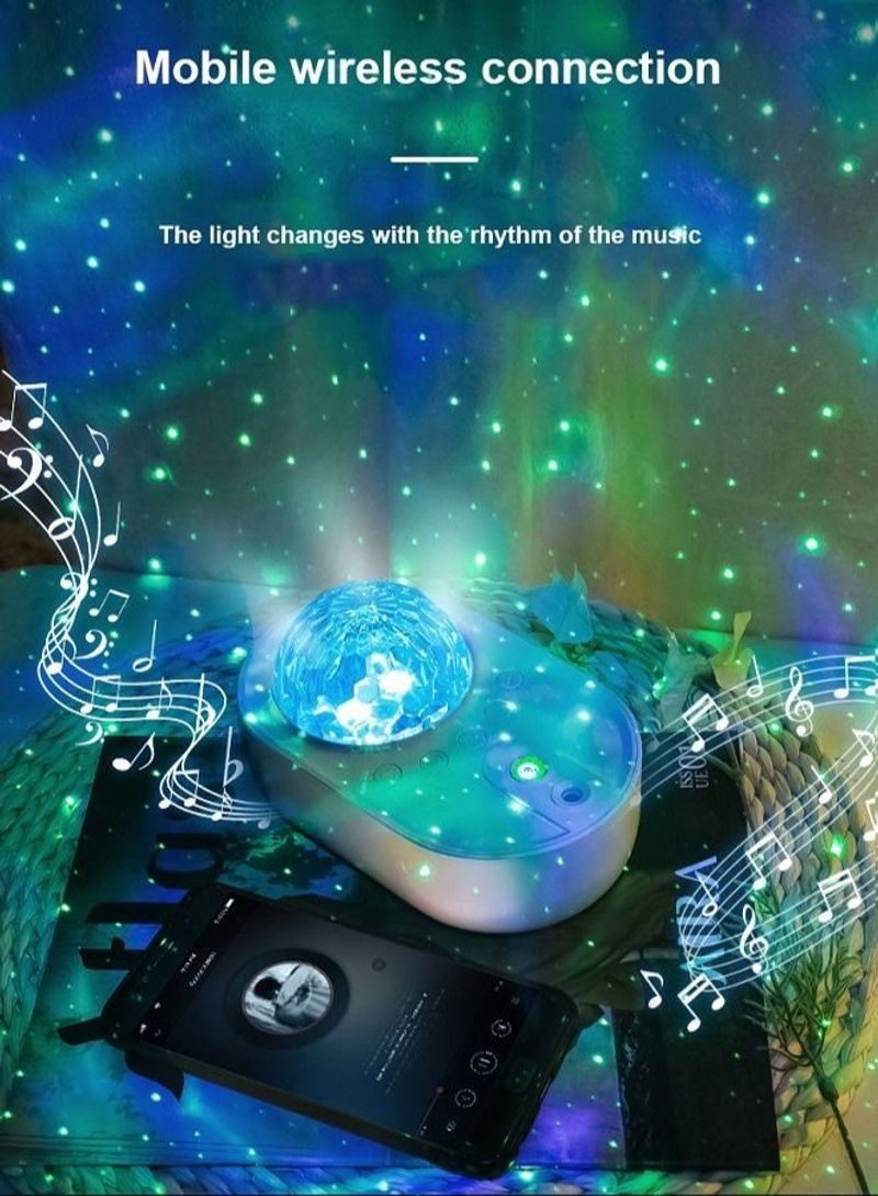 Star Projector Galaxy Light with Bluetooth Music Speaker