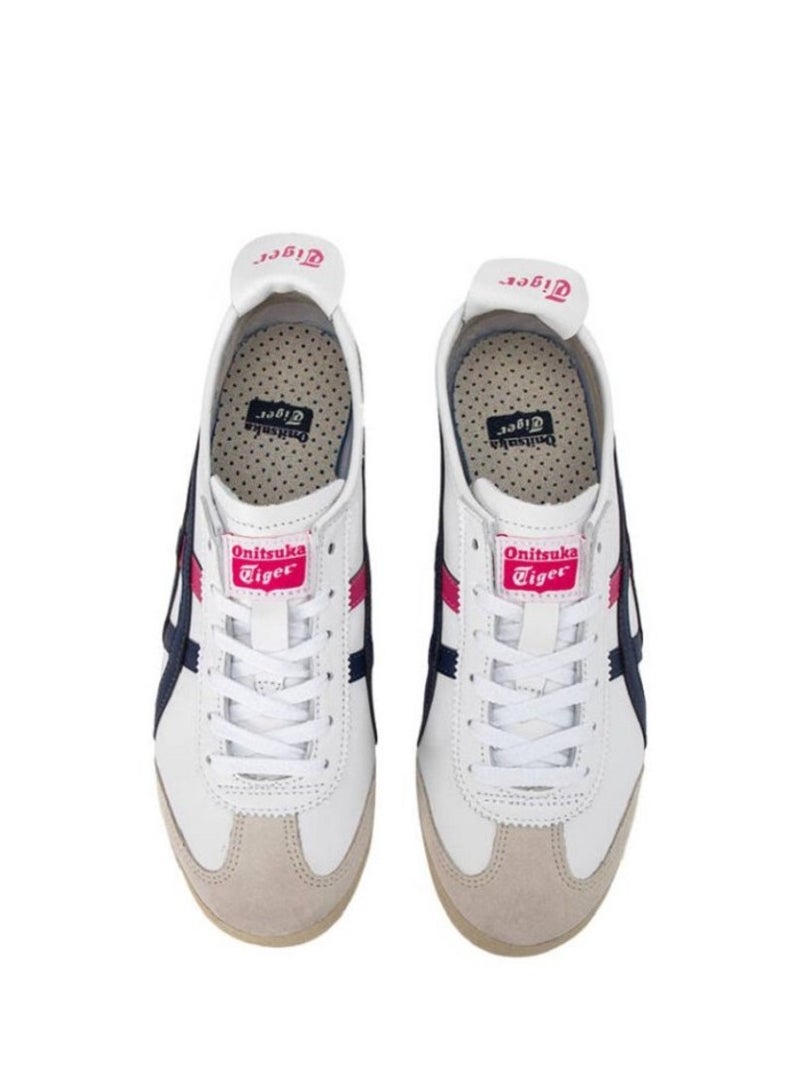 Mexico 66 Sneakers Men and Women White/Barbie Pink/Navy