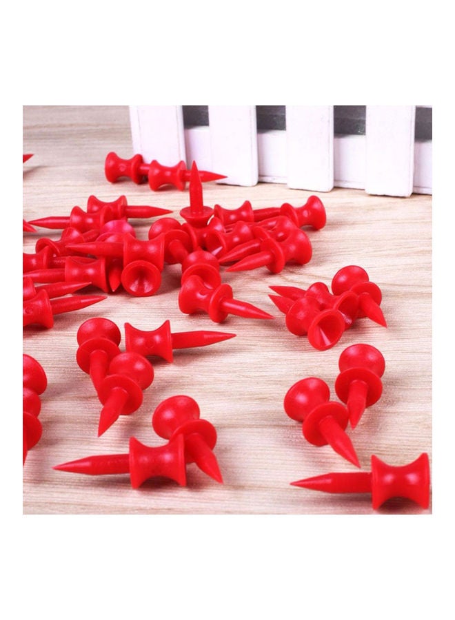 50Pcs Ball Holder Standing Nails Plastic Golf Tees Golfer Training Accessories 20 x 10 x 20cm