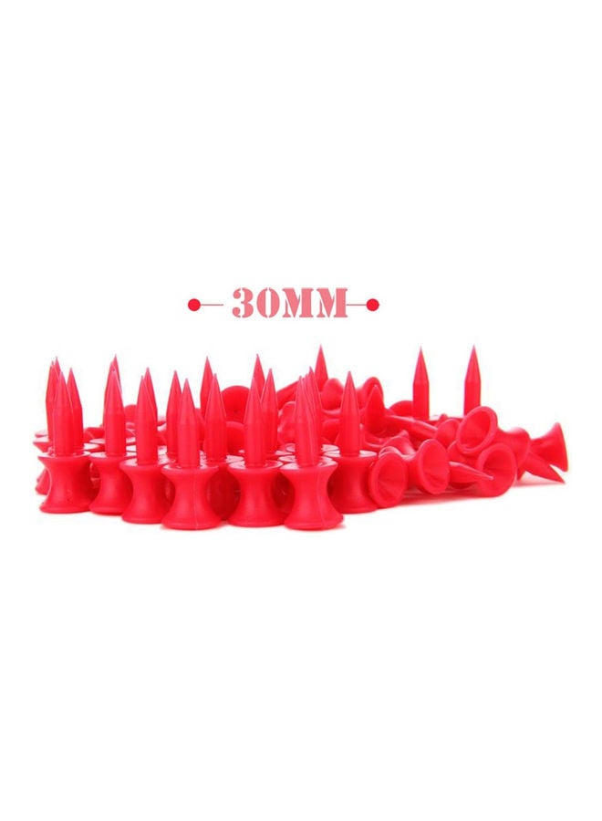 50Pcs Ball Holder Standing Nails Plastic Golf Tees Golfer Training Accessories 20 x 10 x 20cm