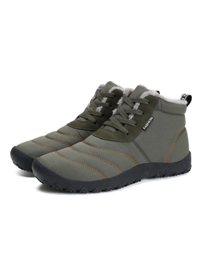 Waterproof High Top Warm Boots Grey