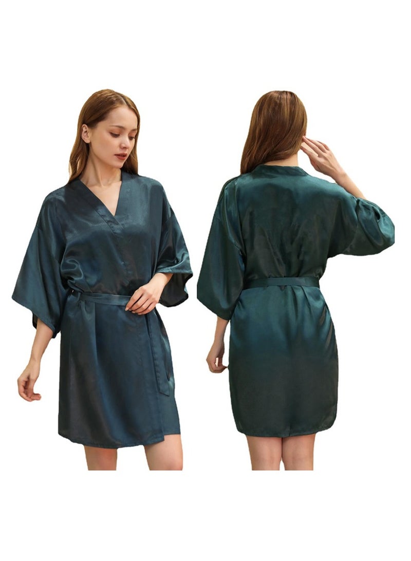 Women  Cardigan Bathrobe
