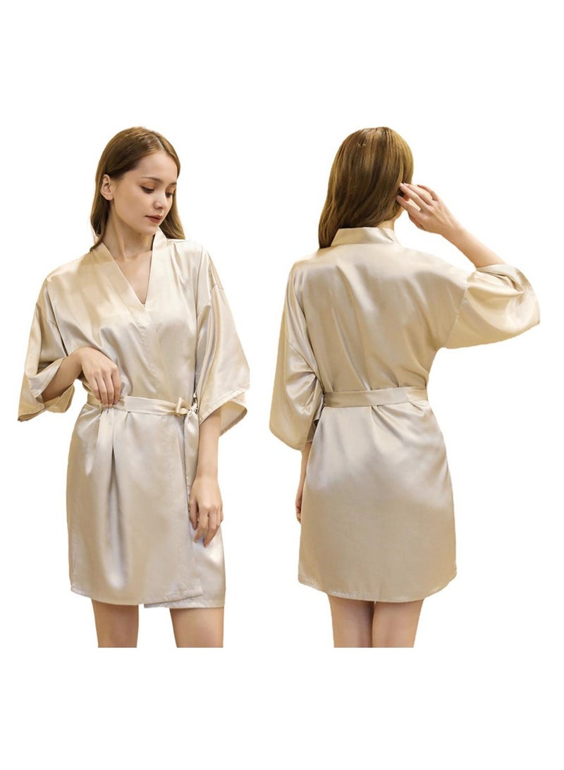 Women  Cardigan Bathrobe
