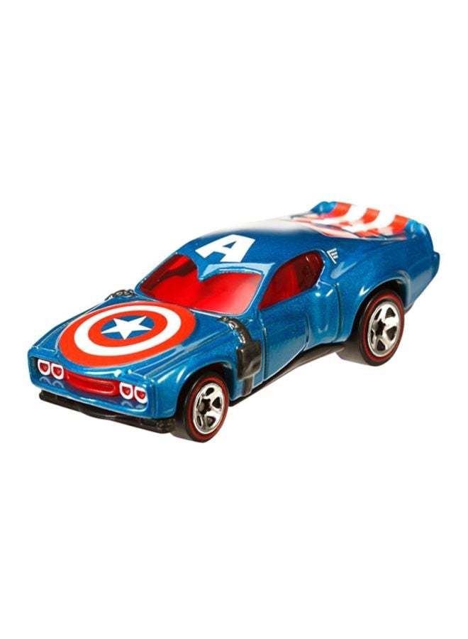 Marvel Captain America Scaled Model Vehicle 16.5x3.8x10.9cm