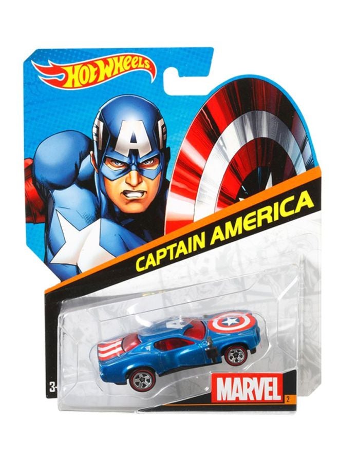 Marvel Captain America Scaled Model Vehicle 16.5x3.8x10.9cm