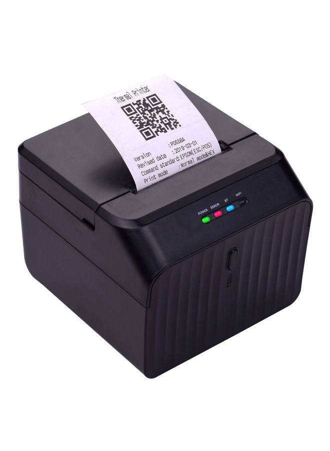 Desktop Thermal Receipt Printer 4.3x3.5x4.5inch Black