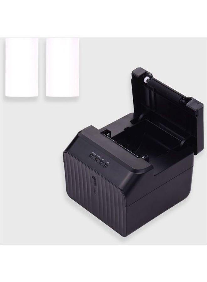 Desktop Thermal Receipt Printer 4.3x3.5x4.5inch Black