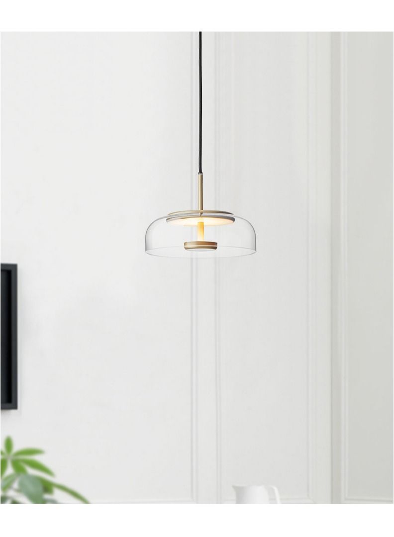 Decorative Glass Ceiling Hanging Pendant Drop Light Bar Lamp