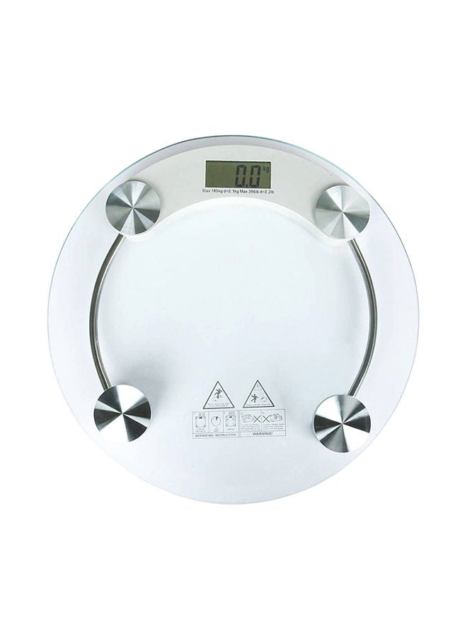 Personal Digital Weighing Scale Clear 33cm