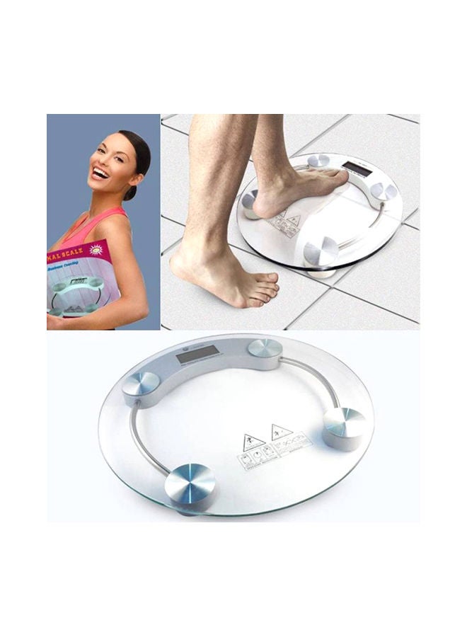 Personal Digital Weighing Scale Clear 33cm