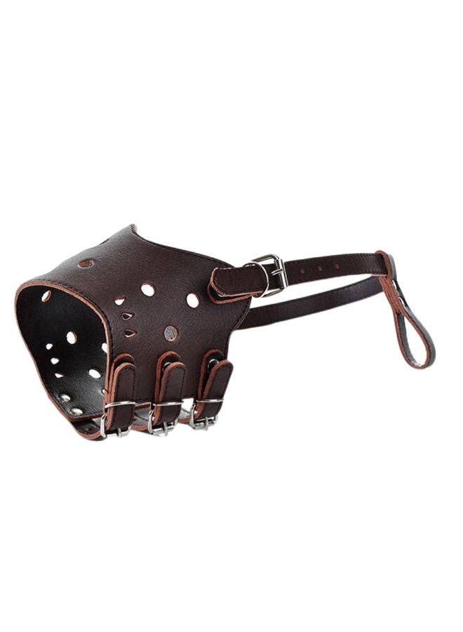 Anti-Bite Dog Mouth Cover Muzzle Guard Coffee
