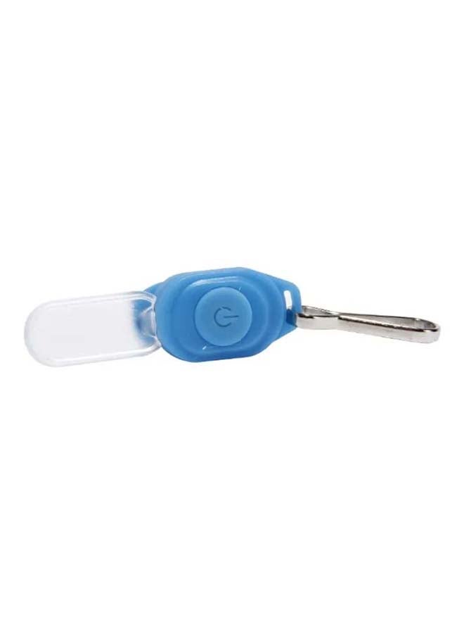 Night Safe Pet Leash Pendant Blue/Clear 5.7cm