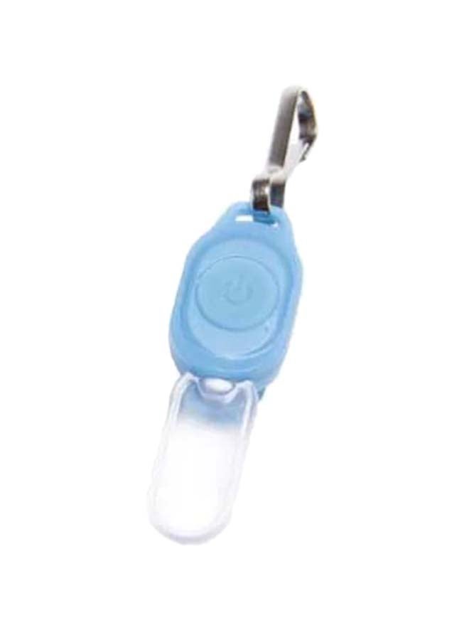 Night Safe Pet Leash Pendant Blue/Clear 5.7cm