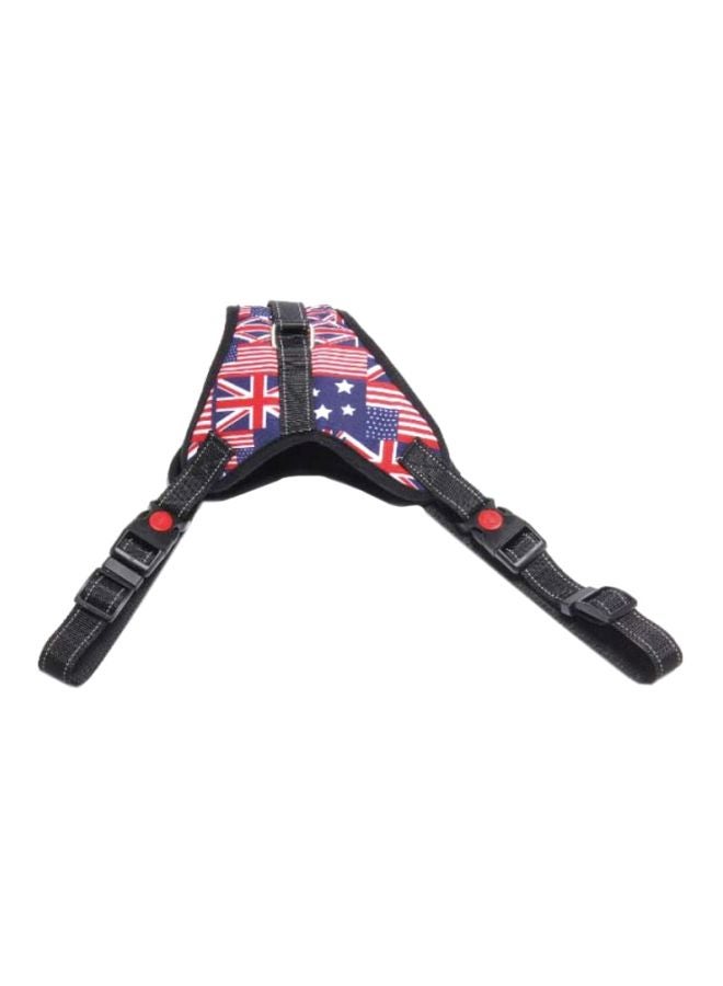 Nylon Leash For Dog Black/Red/Navy 45cm