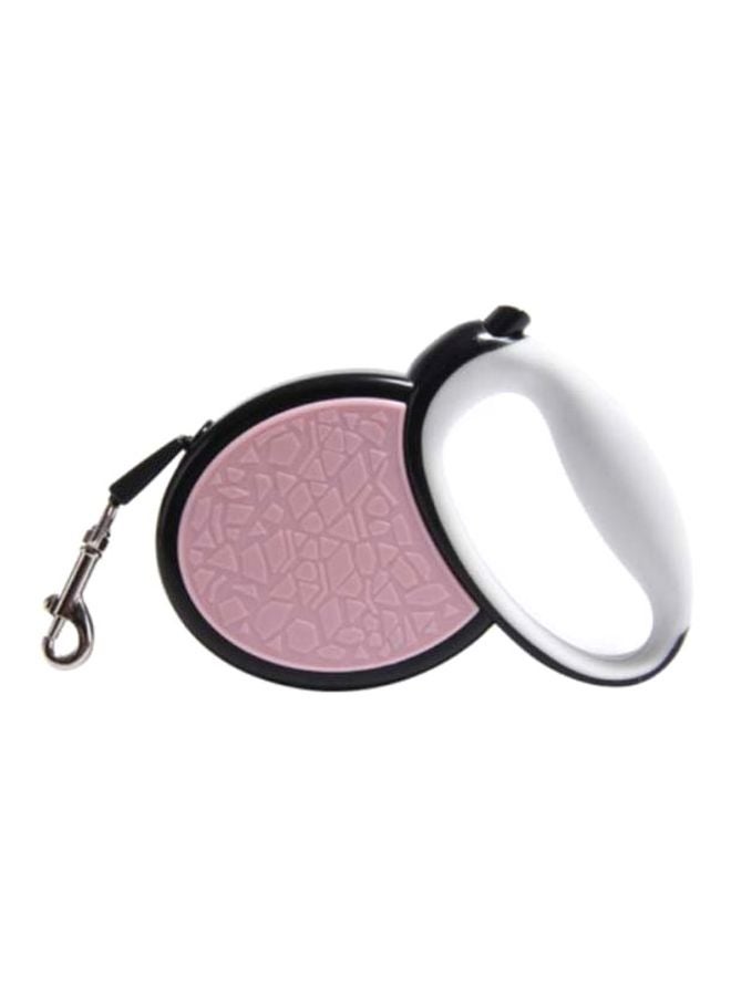 Retractable Leash Pink/White/Black S