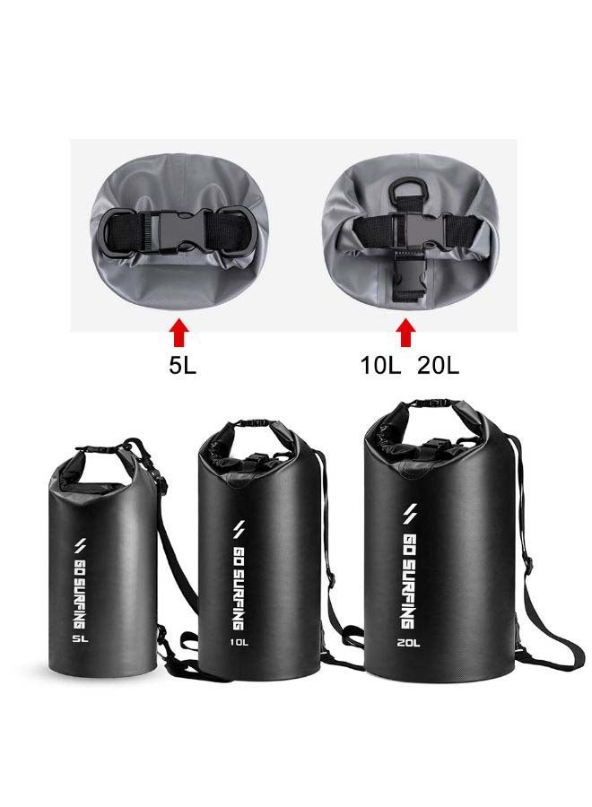 PVC Waterproof Roll Top Dry Bag 5Liters