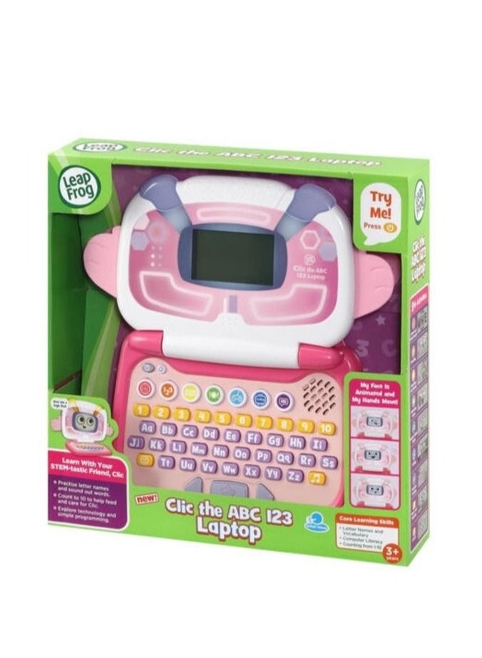 Clic the ABC-123 Laptop - Pink