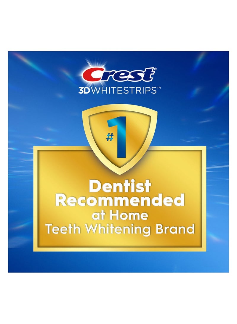 3DWhitestrips Sensitive + LED Light At-Home Teeth Whitening Kit