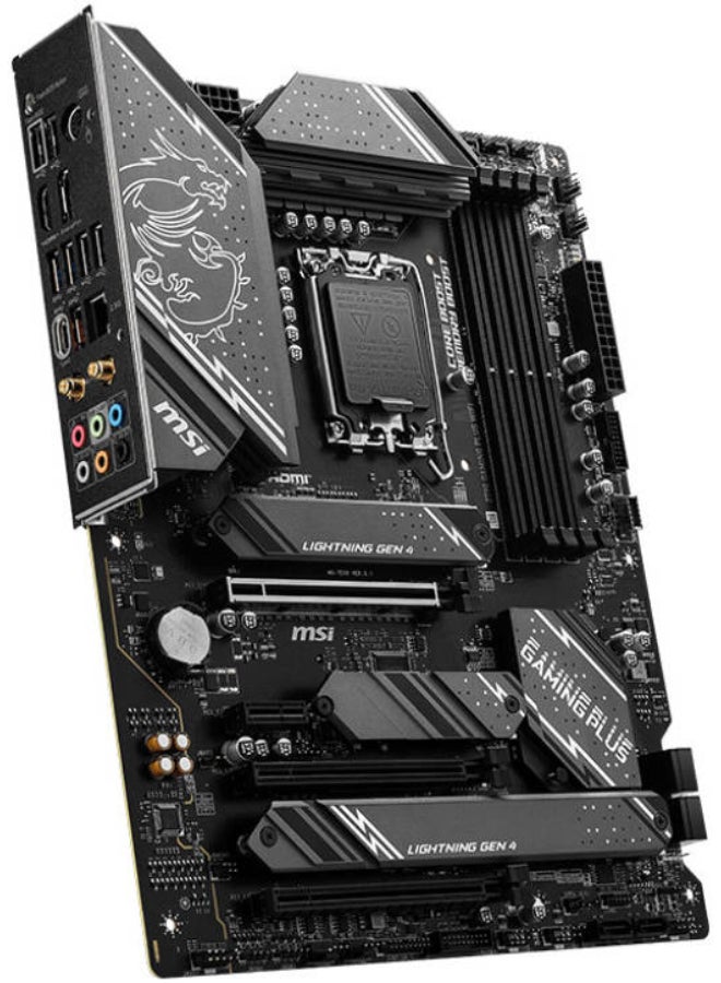 Z790 GAMING PLUS Wi-Fi LGA 1700 ATX Motherboard, Intel Z790 Chipset, 4x DDR5 RAM, 256GB Memory Support, 6 x SATA 6G | 4 x M.2, Wi-Fi 6E, 2.5 GbE, BT 5.3, USB 3.2 Gen 2 | 911-7E06-061