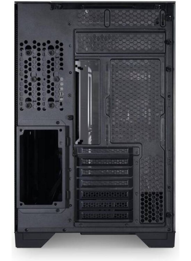 O11 Vision Tower Computer Case, Steel & 3mm Tempered Glass Materials, 360mm Radiator & 8x 120mm Fan Support, Dual-Chamber Layout, Dust Filters, Cable Management, Chrome | O11VC