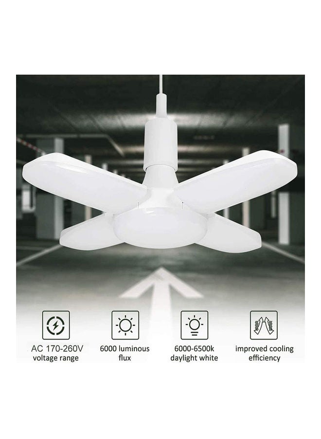 Deformable LED Garage Ceiling Lights White 200grams