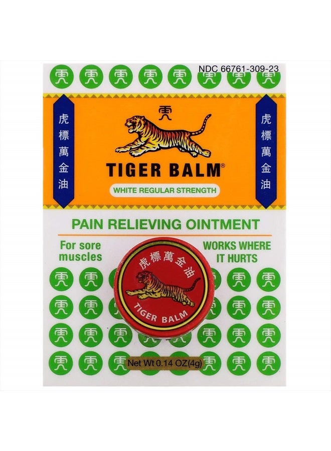 Pain Relieving Ointment White Regular Strength, 0.15 Ounce