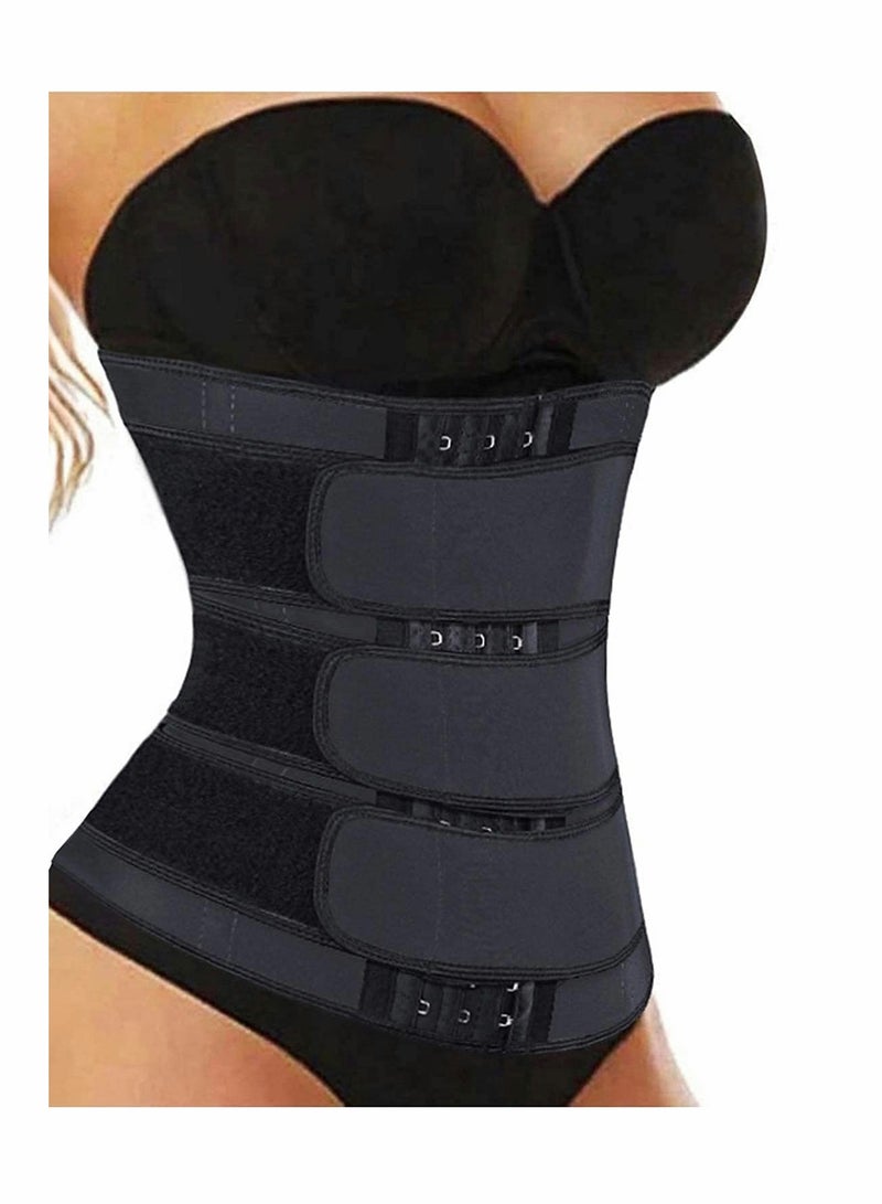 Corsets Waist Trainer, KASTWAVE Women Waist Trainer Eraser Belt Tummy Control Waist Trimmer Slimming Belly Band Shaper, Compression Trimmer Waist Cincher for Workout Fitness ( L )