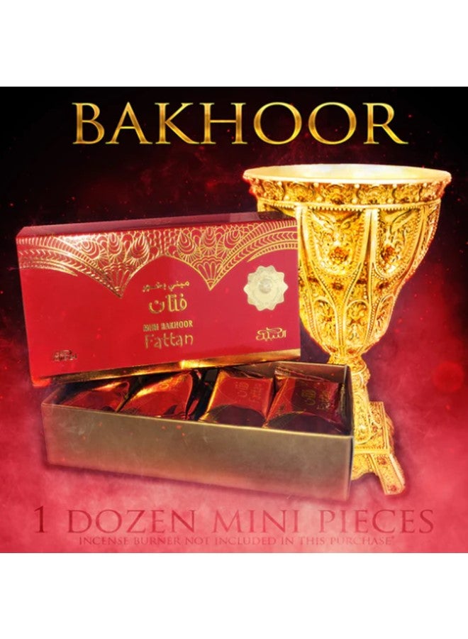 3Pcs Nabeel Mini Bakhoor Fattan Incense 36 GM