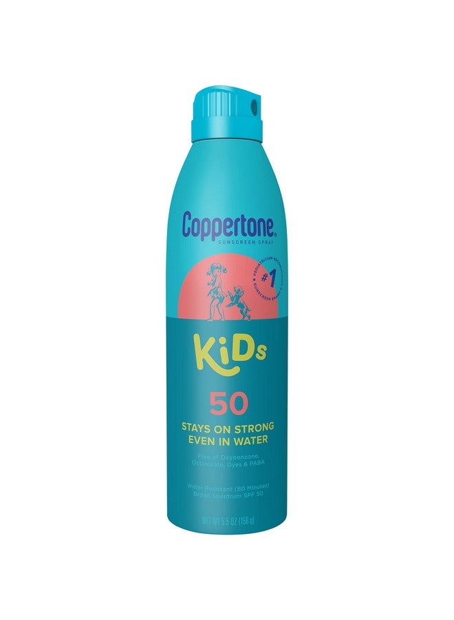 Kids Sunscreen Spray Spf 50 Water Resistant Sunscreen For Kids 1 Pediatrician Recommended Sunscreen Brand Broad Spectrum Spray Sunscreen Spf 50 5.5 Oz