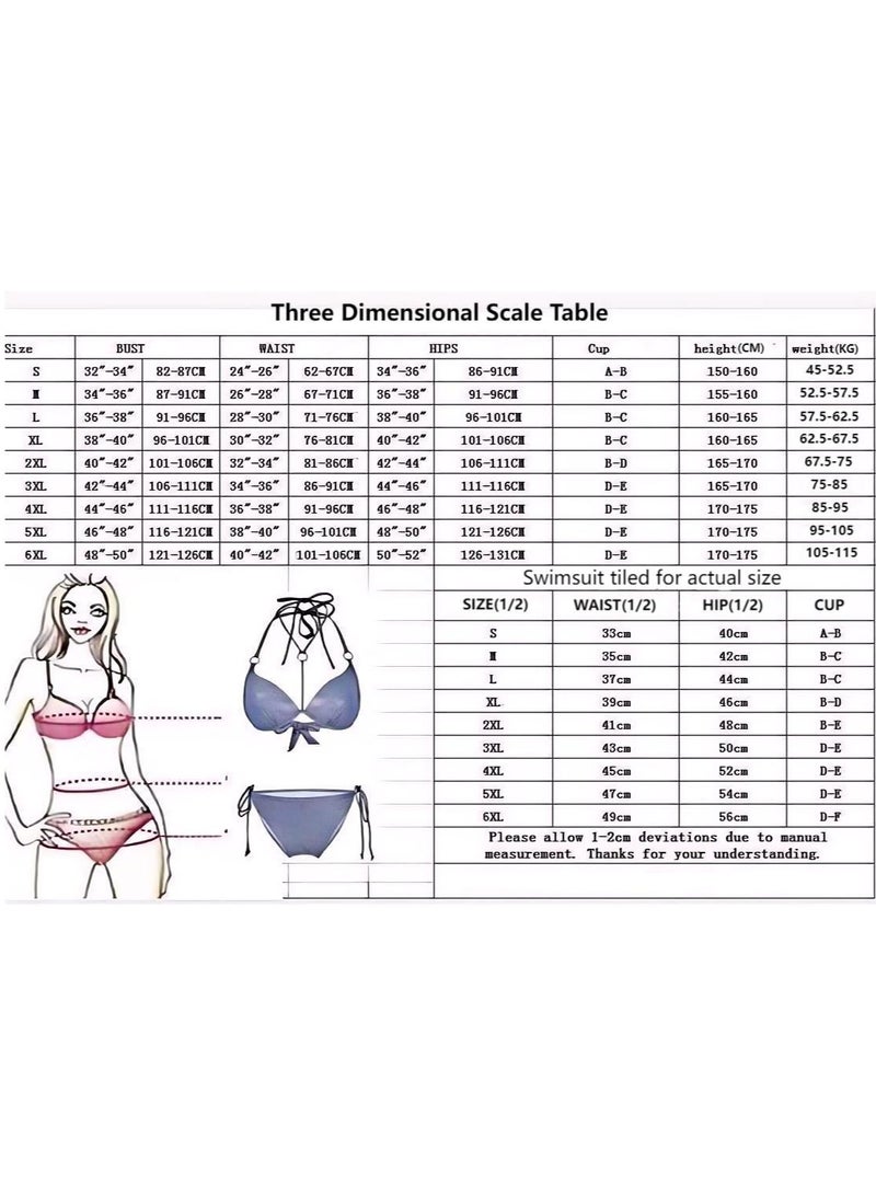 Fashionable Women's Minimalist Style Bikini Swimsuit