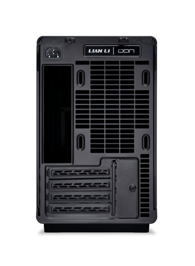 A3-mATX Minimalistic sleek design 26.3L micro form factor chassis, Enhanced Modularity, 360mm AIO Layout, For M-ATX, Flexible SFX/ ATX PSU, A Dan Cases Collaboration A3X Black