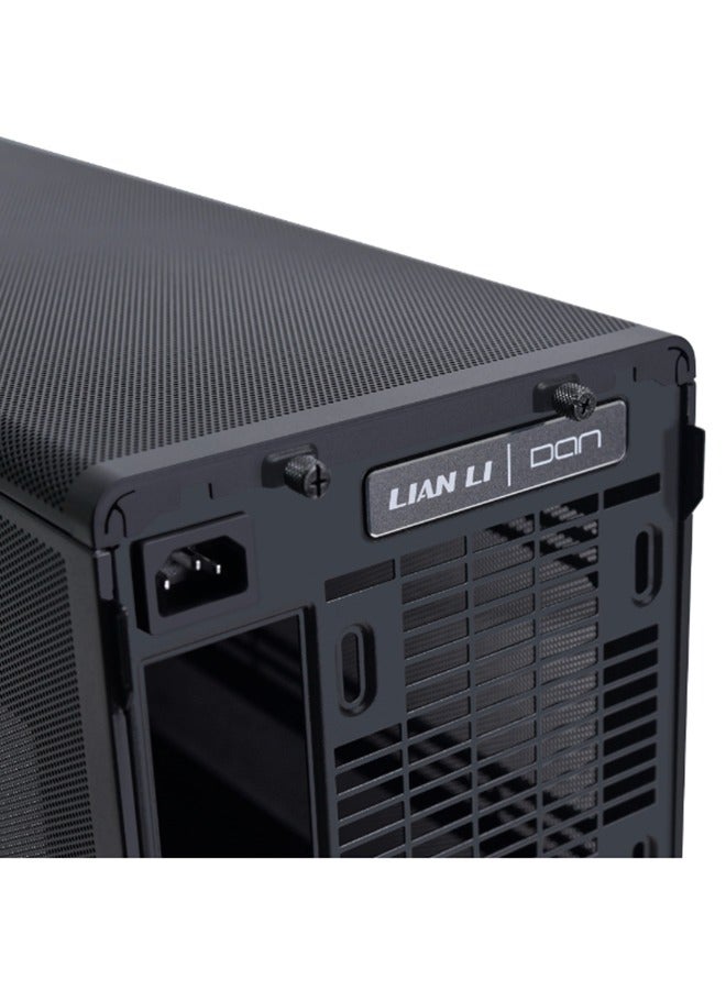 A3-mATX Minimalistic sleek design 26.3L micro form factor chassis, Enhanced Modularity, 360mm AIO Layout, For M-ATX, Flexible SFX/ ATX PSU, A Dan Cases Collaboration A3X Black