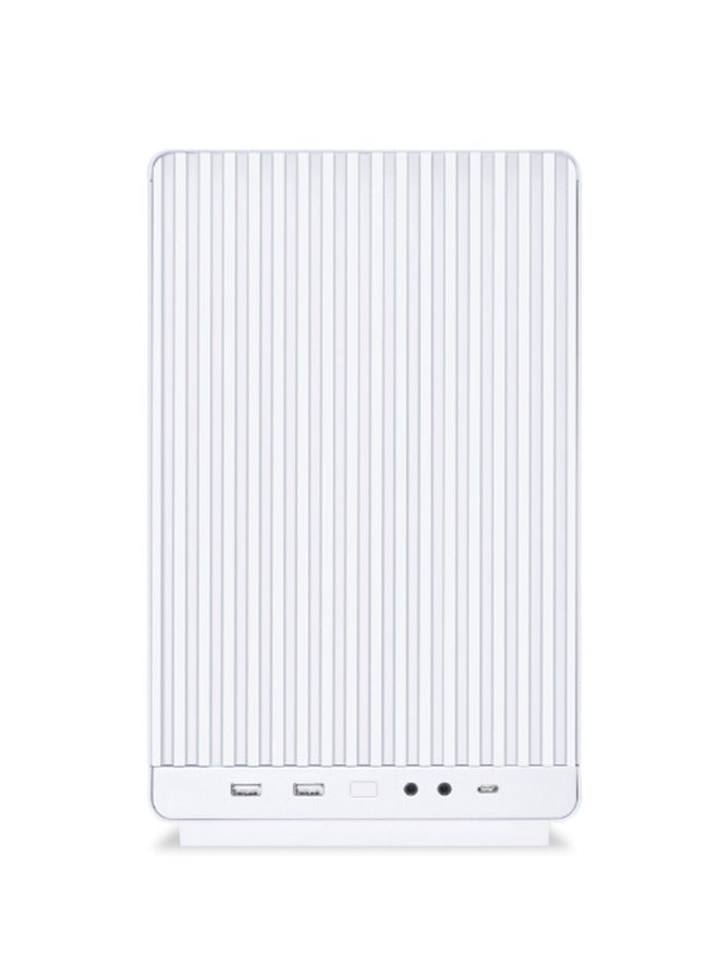 A3-mATX Minimalistic sleek design 26.3L micro form factor chassis, Enhanced Modularity, 360mm AIO Layout, For M-ATX, Flexible SFX/ ATX PSU, A Dan Cases Collaboration A3W White