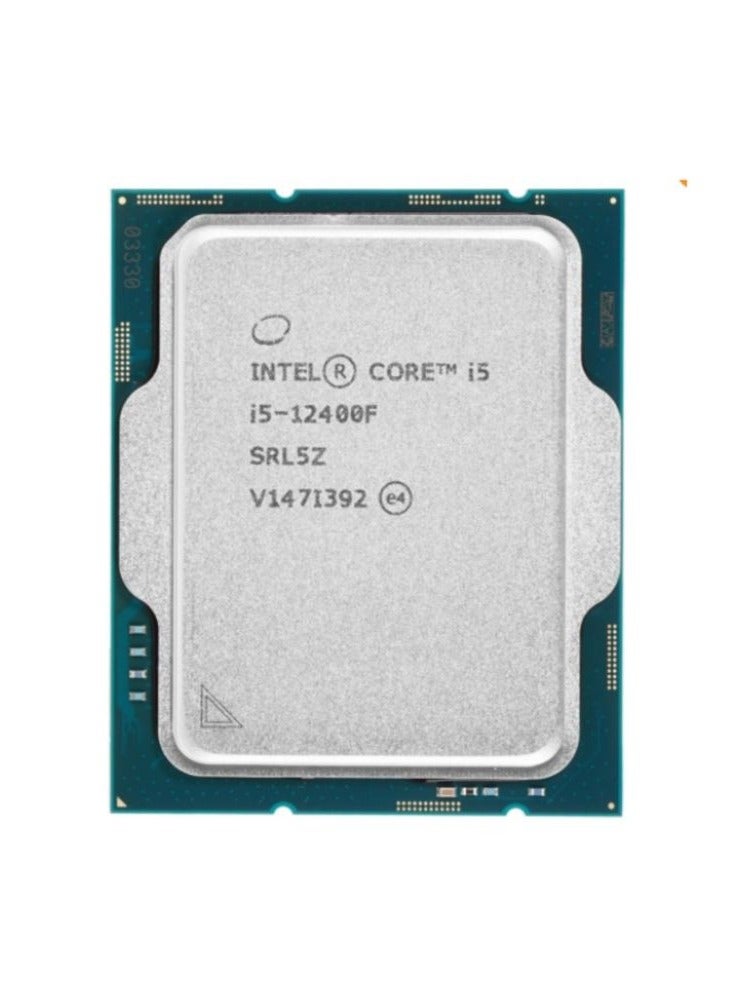 12th Generation Intel Core i5-12400F Desktop Processor, 6 Cores, 12 Threads, 18MB Cache, 4.4GHz Base Frequency, LGA 1700 Socket, 65W Power, 128G Memory Capacity Silver