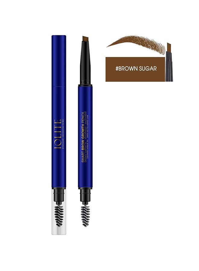 Smart Eyebrow Pencil With Mascara Brush, Brown Sugar