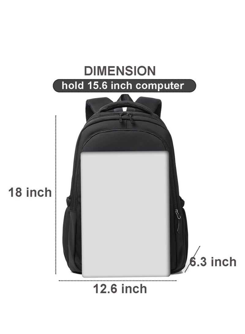 Skycare Unisex College Student Backpack - Travel Laptop Backpack, 15.6 Inch, Lightweight, 25L Large Capacity