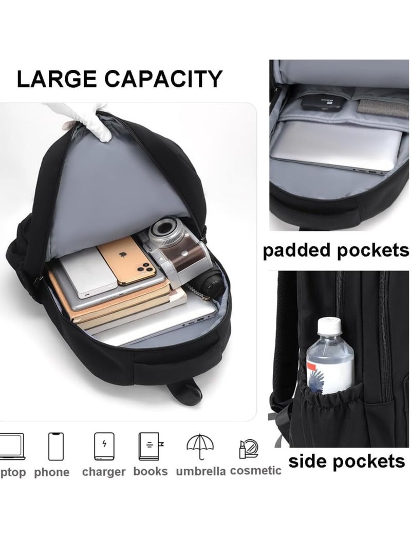 Skycare Unisex College Student Backpack - Travel Laptop Backpack, 15.6 Inch, Lightweight, 25L Large Capacity