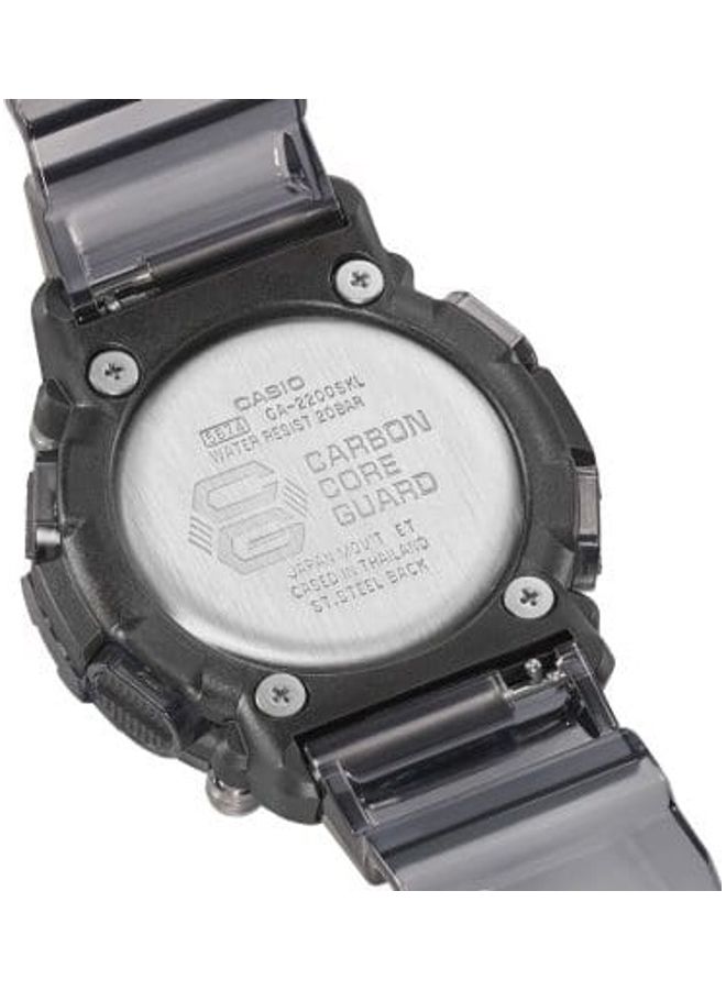 Men's Analog- Digital Grey Dial Watch GA-2200SKL-8ADR