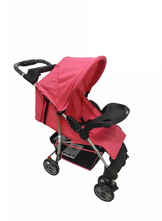 Trek One Fold Stroller - Pink Melange