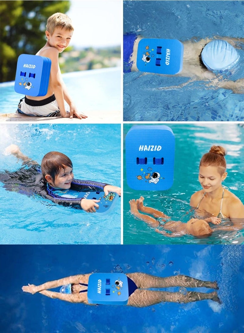 Swim Belt, Back Float Safety Swimming Belt for Learning and Training Swim, 3 Layers EVA Foam Kickboard Pull Buoy Swimming Aid, Floating Board for Kids, Adults and Swimming Beginners