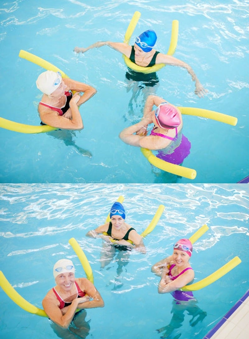 Floating Swimming Noodles for Kids and Adults, Swim Noodle With Strong Floating and Supporting Power is Used For Swimming, Water Sports, Swimming Pool Games, Swimming Training and Learning Swimming