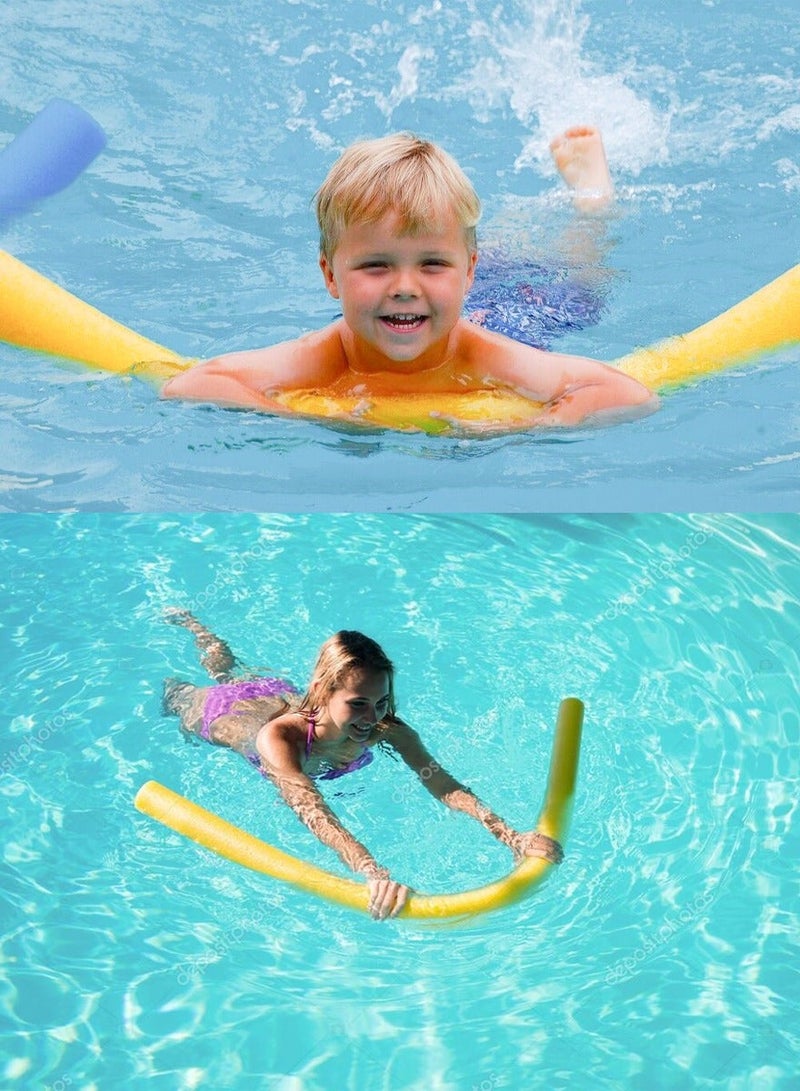 Floating Swimming Noodles for Kids and Adults, Swim Noodle With Strong Floating and Supporting Power is Used For Swimming, Water Sports, Swimming Pool Games, Swimming Training and Learning Swimming