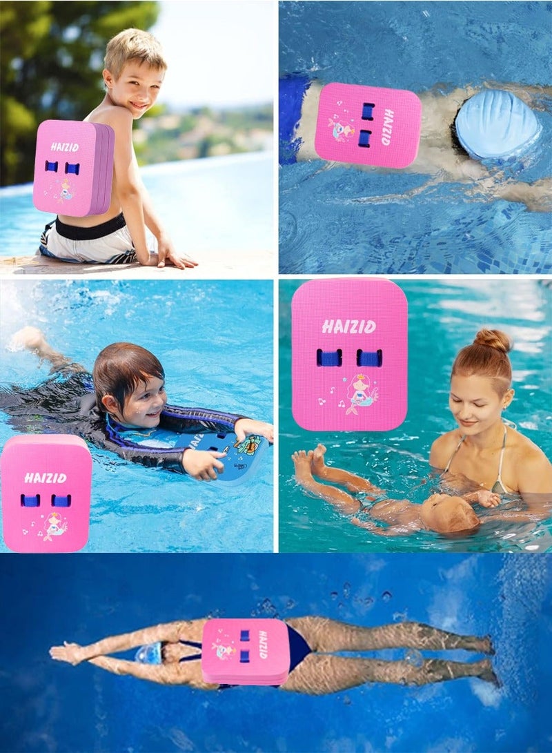 Swim Belt, Back Float Safety Swimming Belt for Learning and Training Swim, 3 Layers EVA Foam Kickboard Pull Buoy Swimming Aid, Floating Board for Kids, Adults and Swimming Beginners